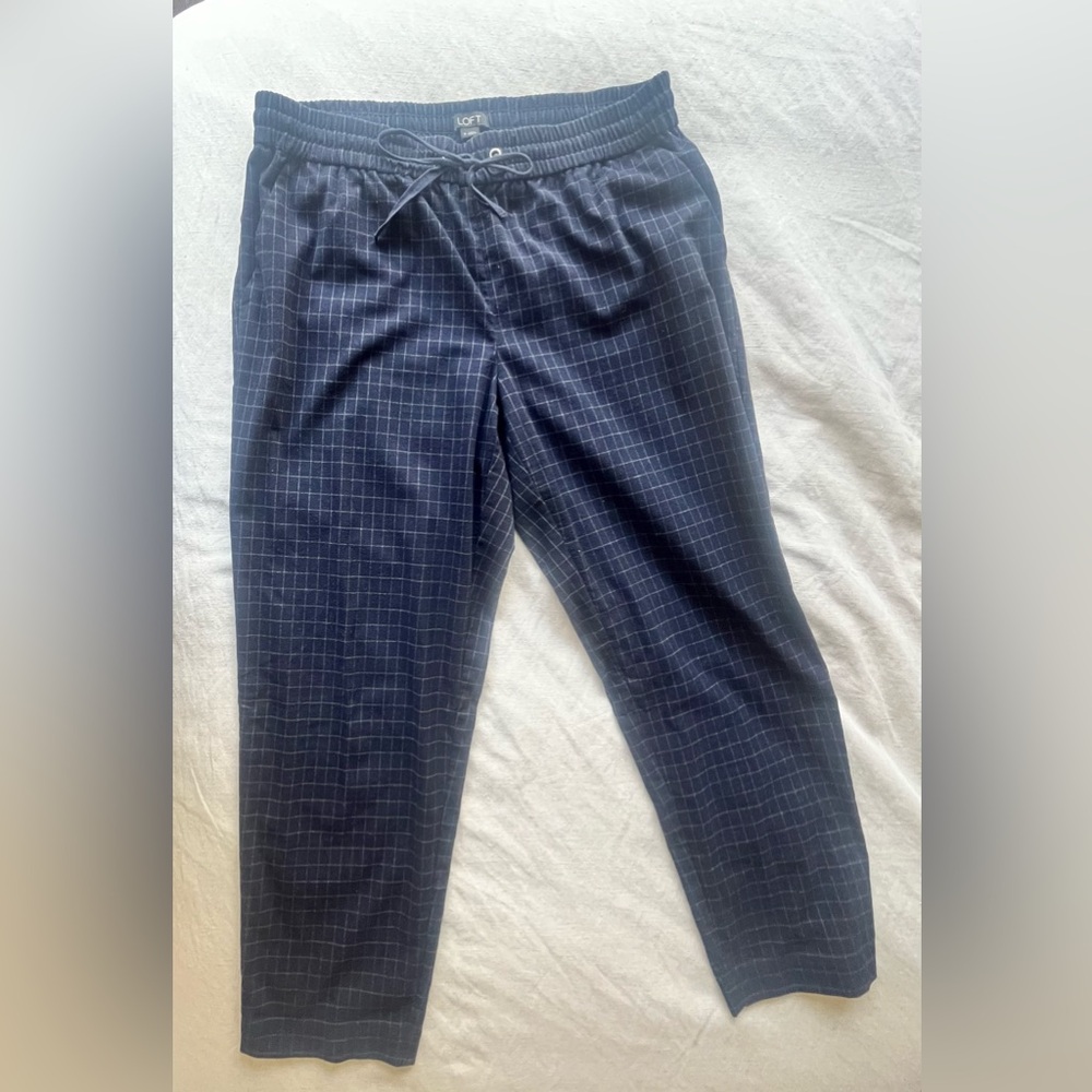 Loft front tie joggers/ work pants